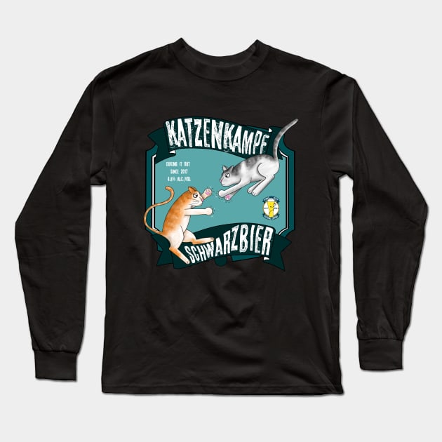 Meow! Hiss! Long Sleeve T-Shirt by ArtsofAll